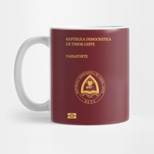 East Timor passport Mug